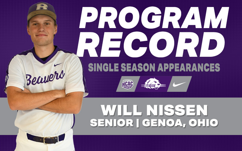 Nissen sets single season record for most appearances