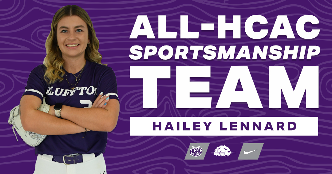 Lennard named to HCAC Sportsmanship Team